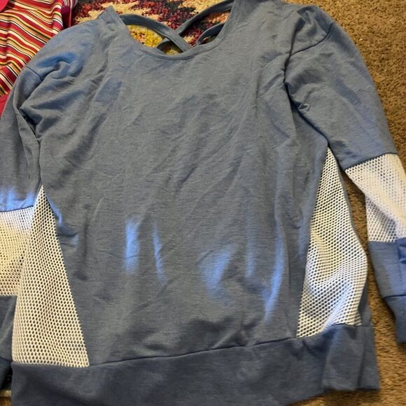 Adrienne Vittadini large blue blouse - Picture 5 of 7